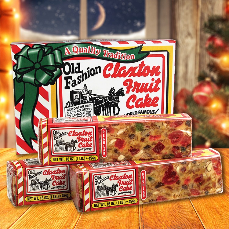 Amazon.com: Claxton Fruit Cake Regular-Dark Sampler-Packed in New, Claxton  Gift Carton : Grocery & Gourmet Food